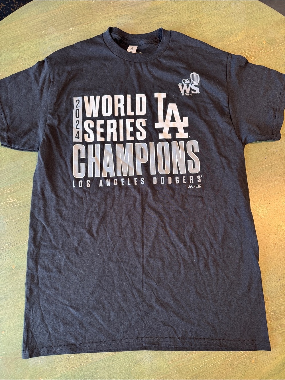 Los Angeles Dodgers 2024 World Series Champions Mens T-Shirt 2024 Champions NWOT
